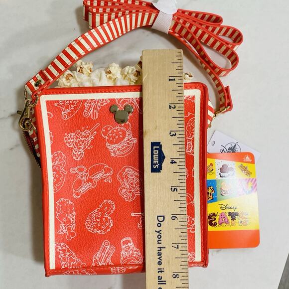 2024 Disney Eats Purse Park Collection Popcorn Crossbody Bag New NWT - Picture 8 of 9